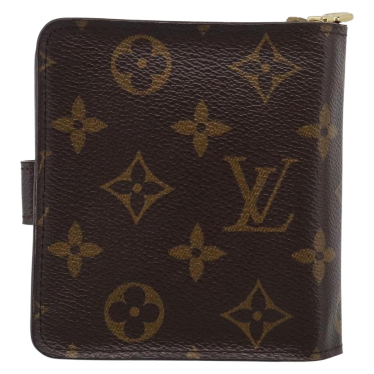 Louis Vuitton Monogram Compact Zip Wallet M61667 LV