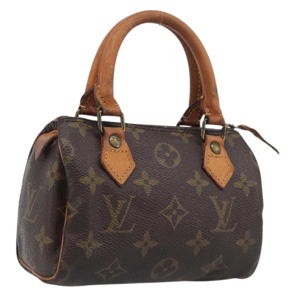 Louis Vuitton Monogram Mini Speedy Hand Bag M41534 LV