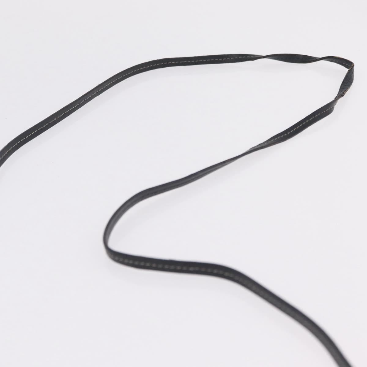 LOEWE Shoulder Pouch Heel Pouch Leather Black