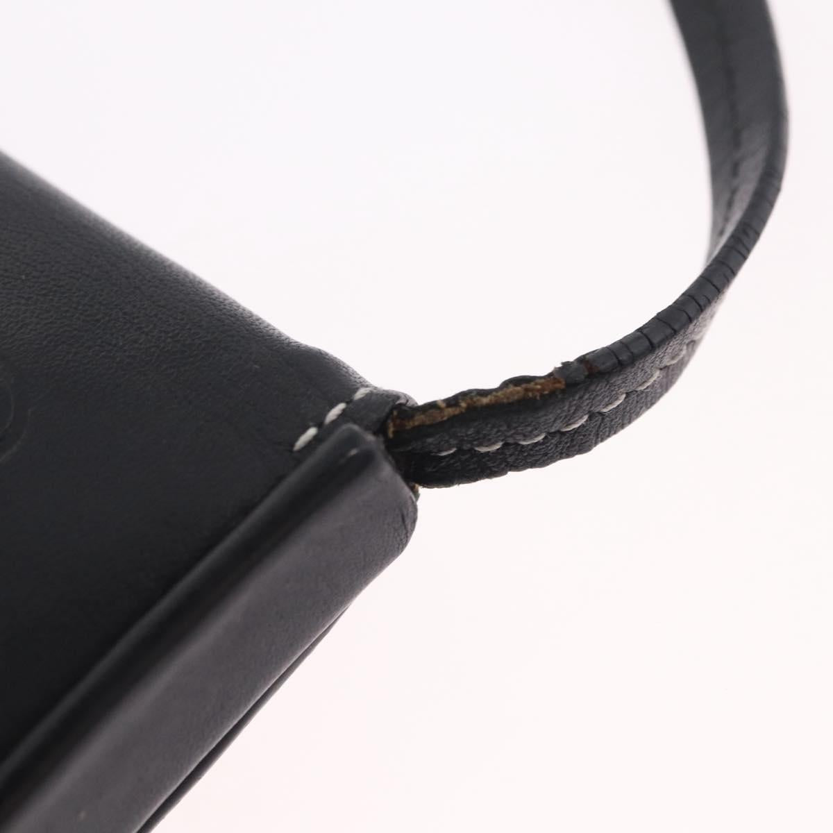 LOEWE Shoulder Pouch Heel Pouch Leather Black