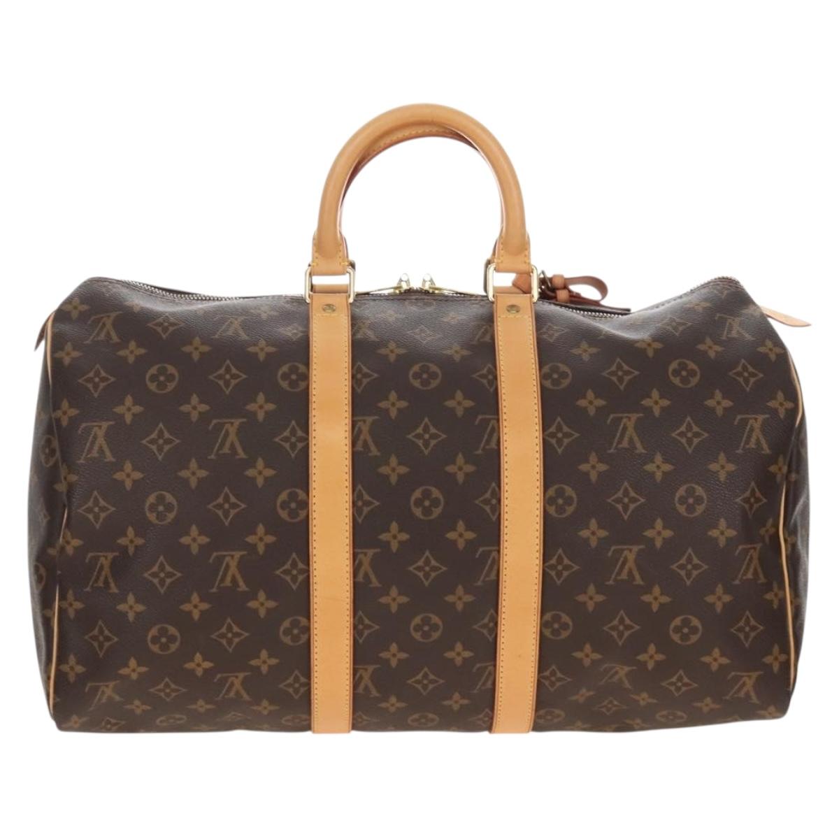 Louis Vuitton Monogram Keepall 45 Boston Bag M41428 LV