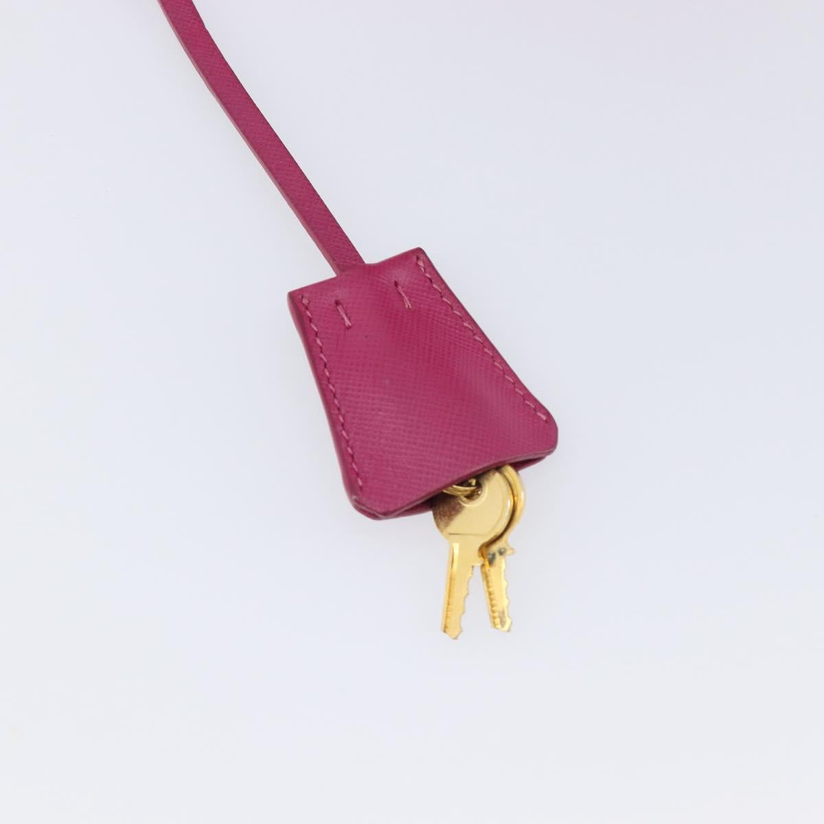 PRADA Chain Shoulder Bag Nylon Pink Gold