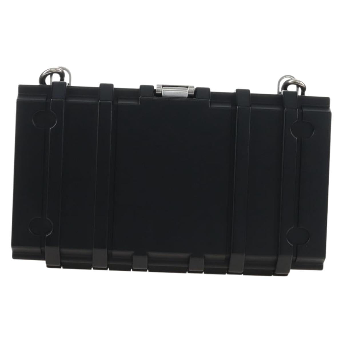 Balenciaga Toolbox Shoulder Bag Plastic Black Silver 658765