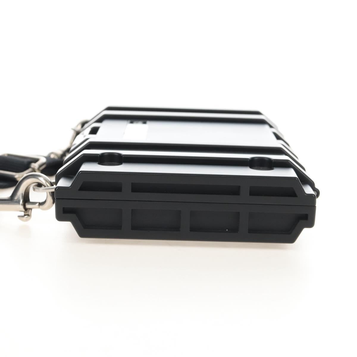 Balenciaga Toolbox Shoulder Bag Plastic Black Silver 658765