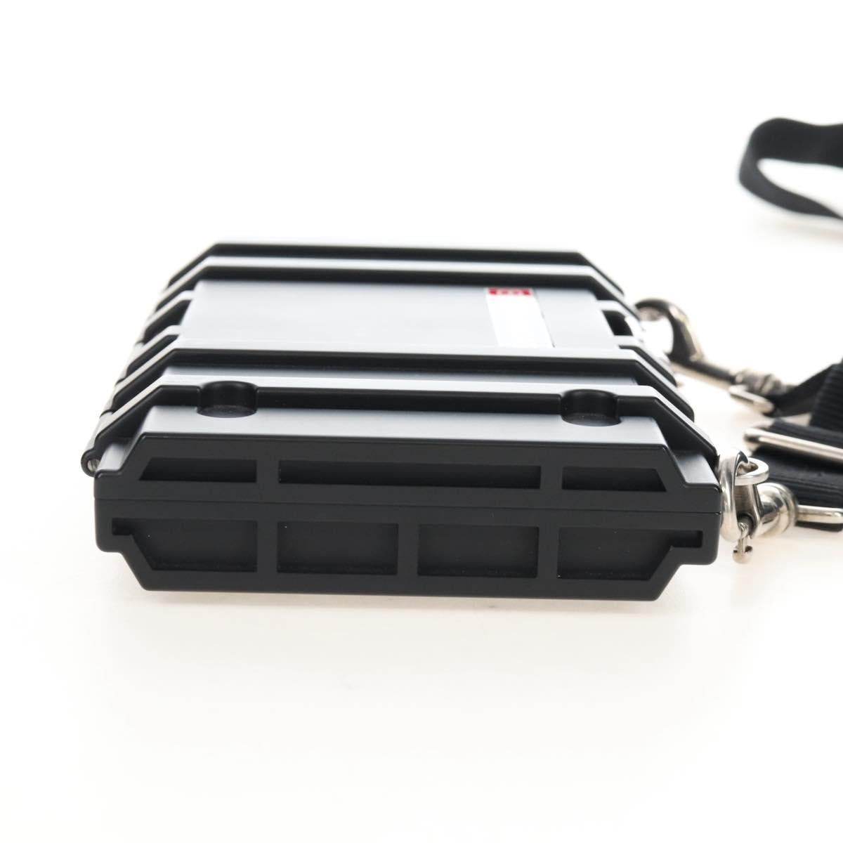 Balenciaga Toolbox Shoulder Bag Plastic Black Silver 658765
