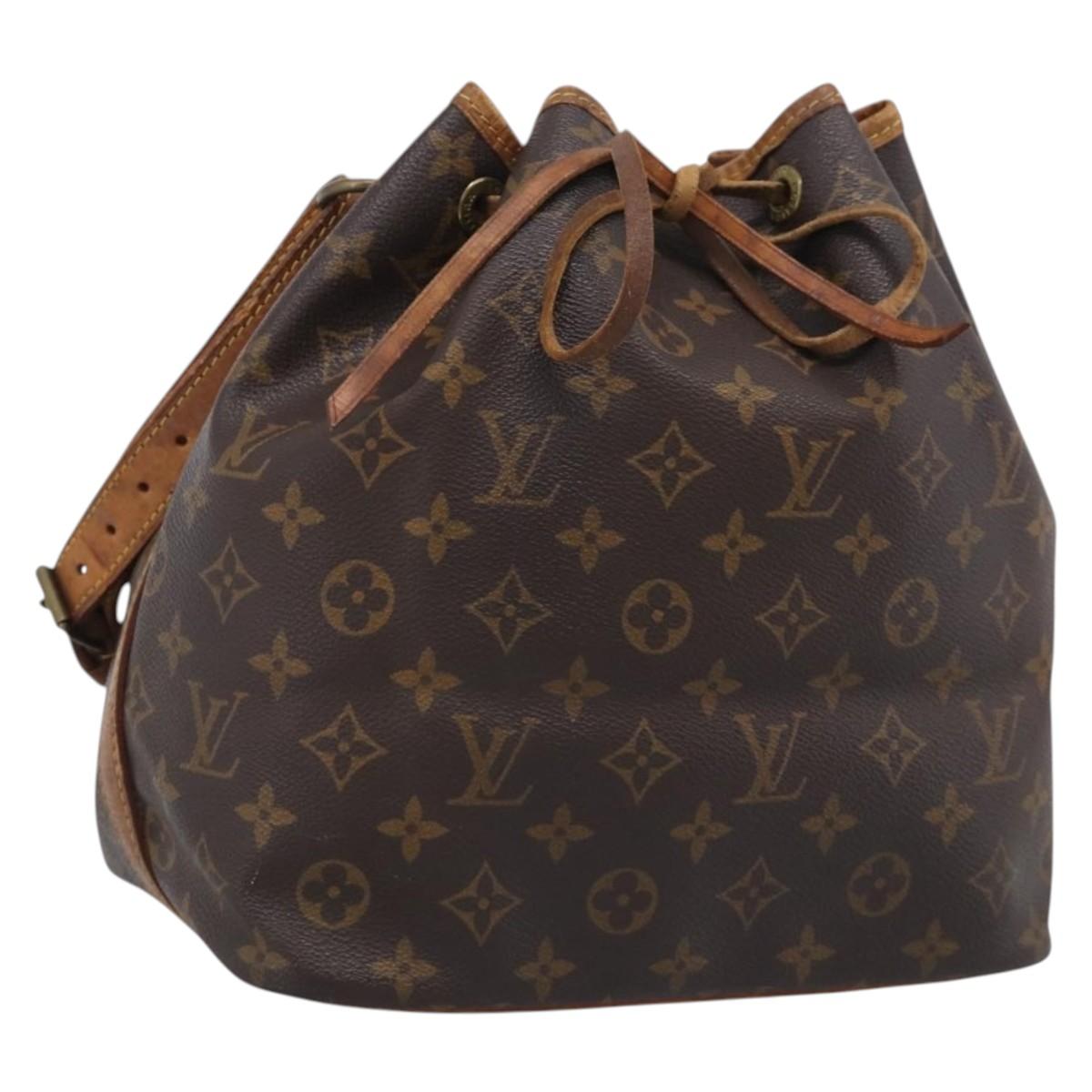 Louis Vuitton Monogram Petit Noe Shoulder Bag M42226 LV