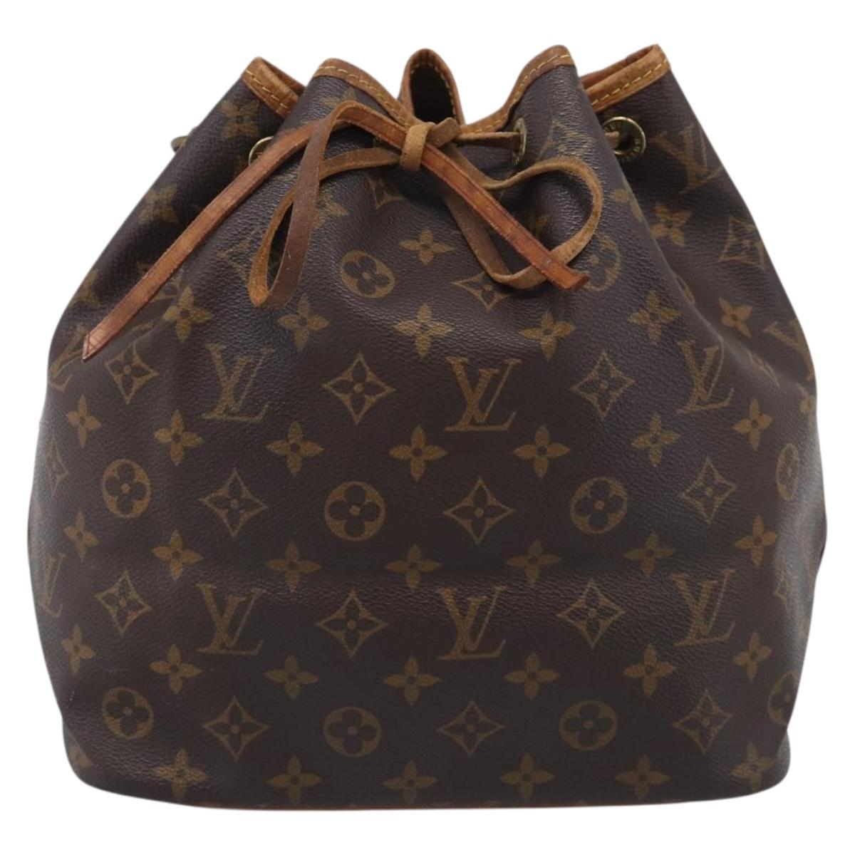 Louis Vuitton Monogram Petit Noe Shoulder Bag M42226 LV