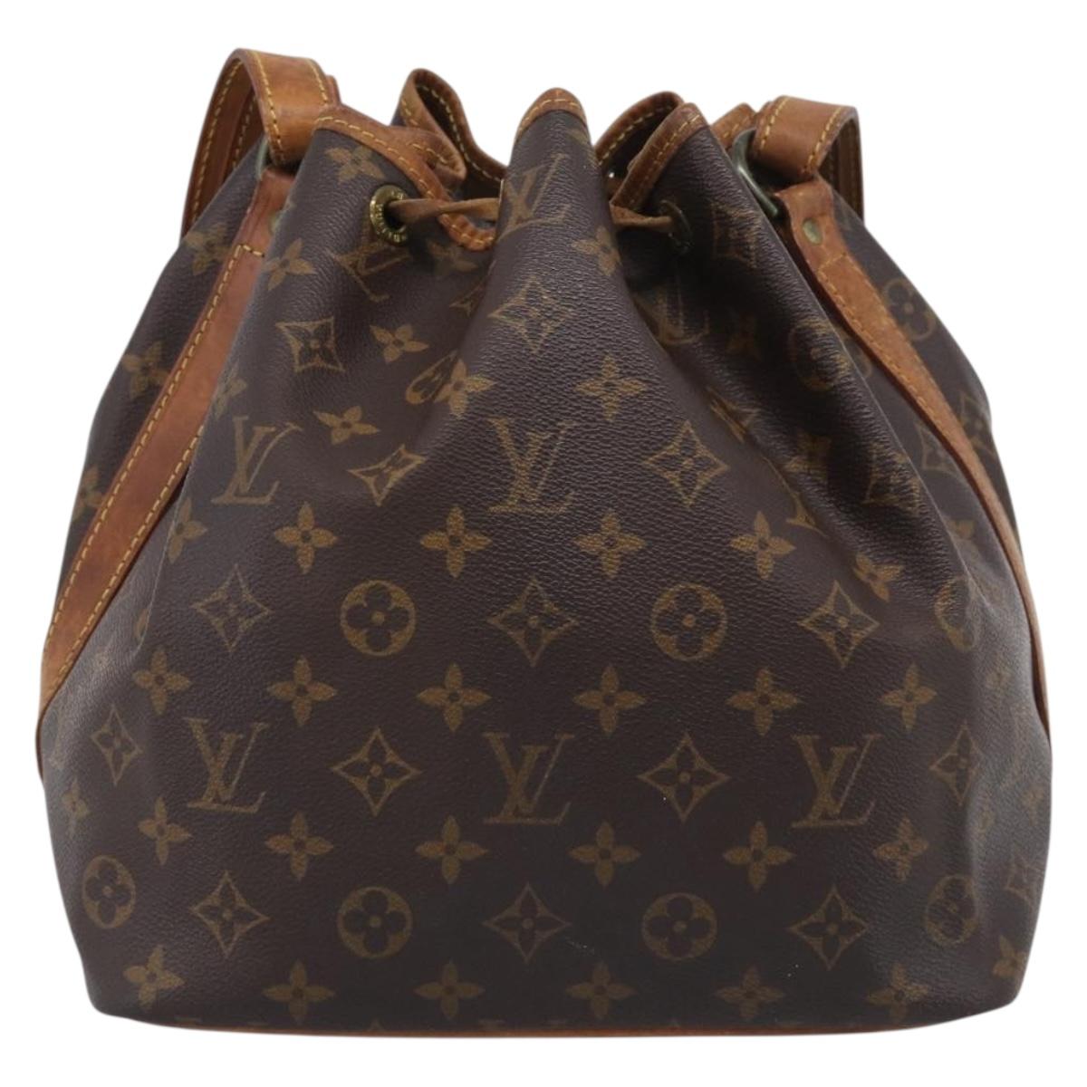 Louis Vuitton Monogram Petit Noe Shoulder Bag M42226 LV
