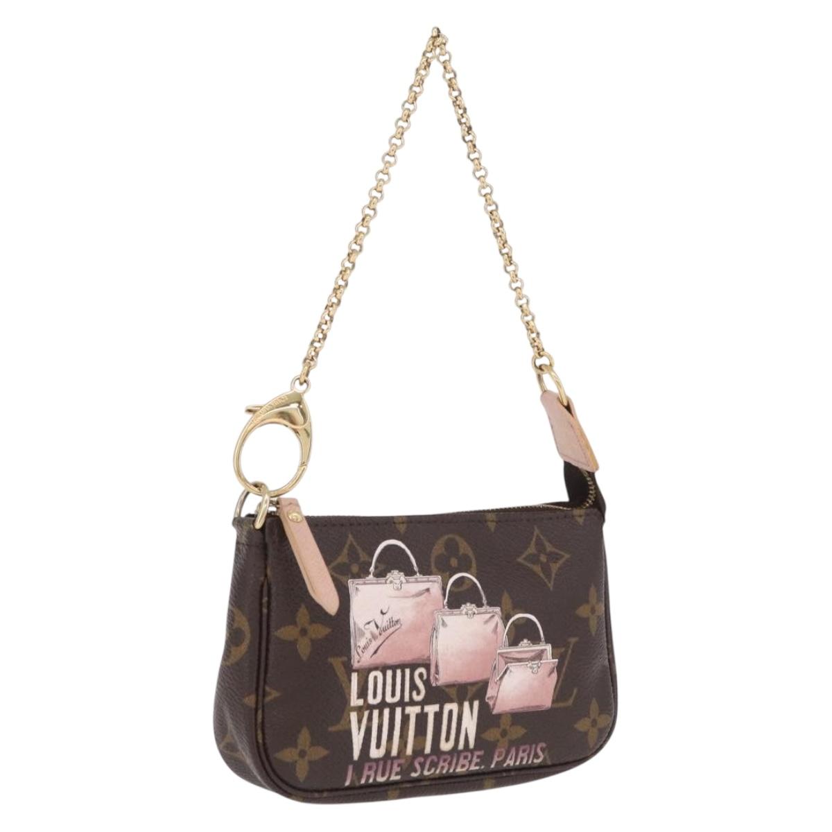 Louis Vuitton Monogram Bag print Mini Pochette Accessoires M60245