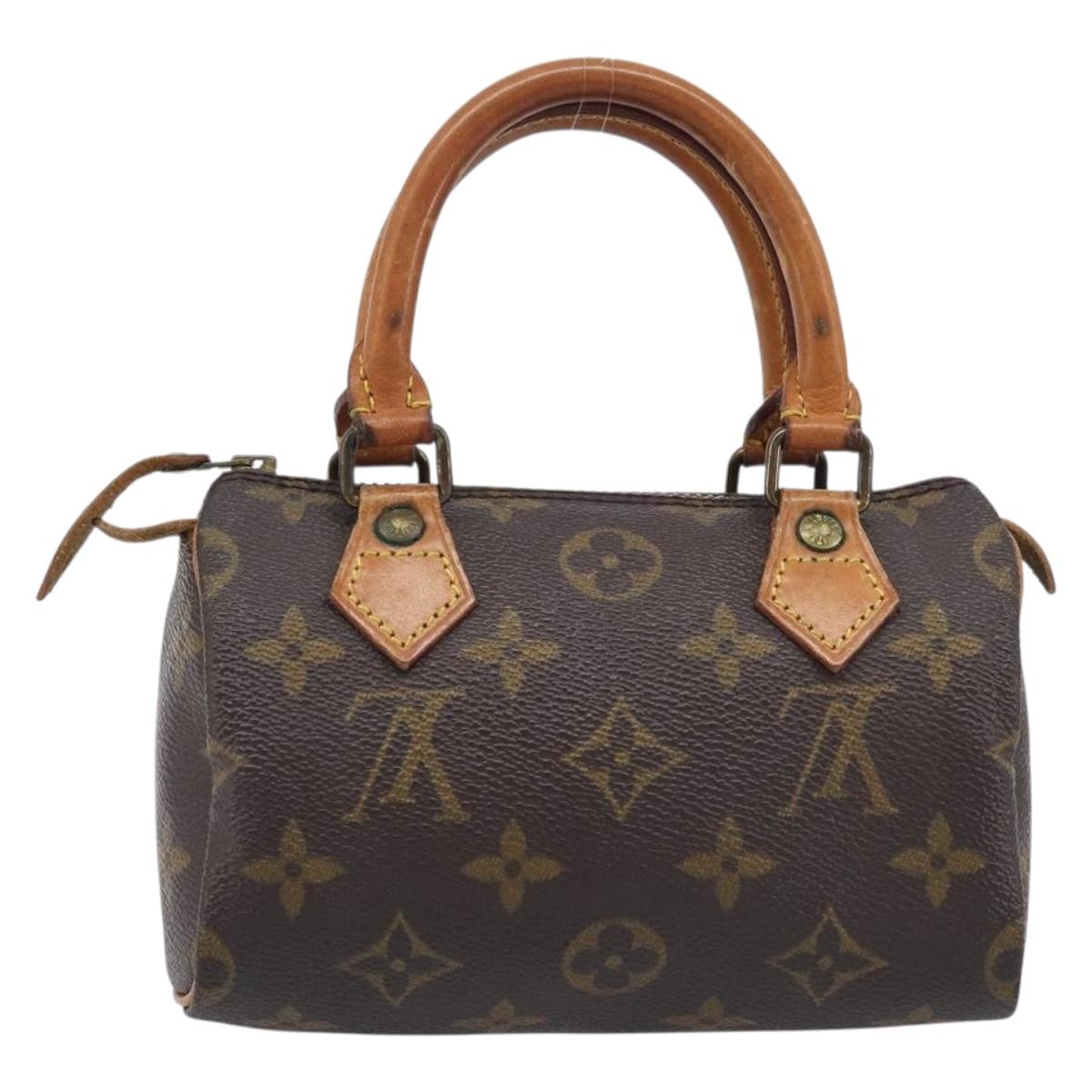 Louis Vuitton Monogram Mini Speedy Hand Bag M41534 LV