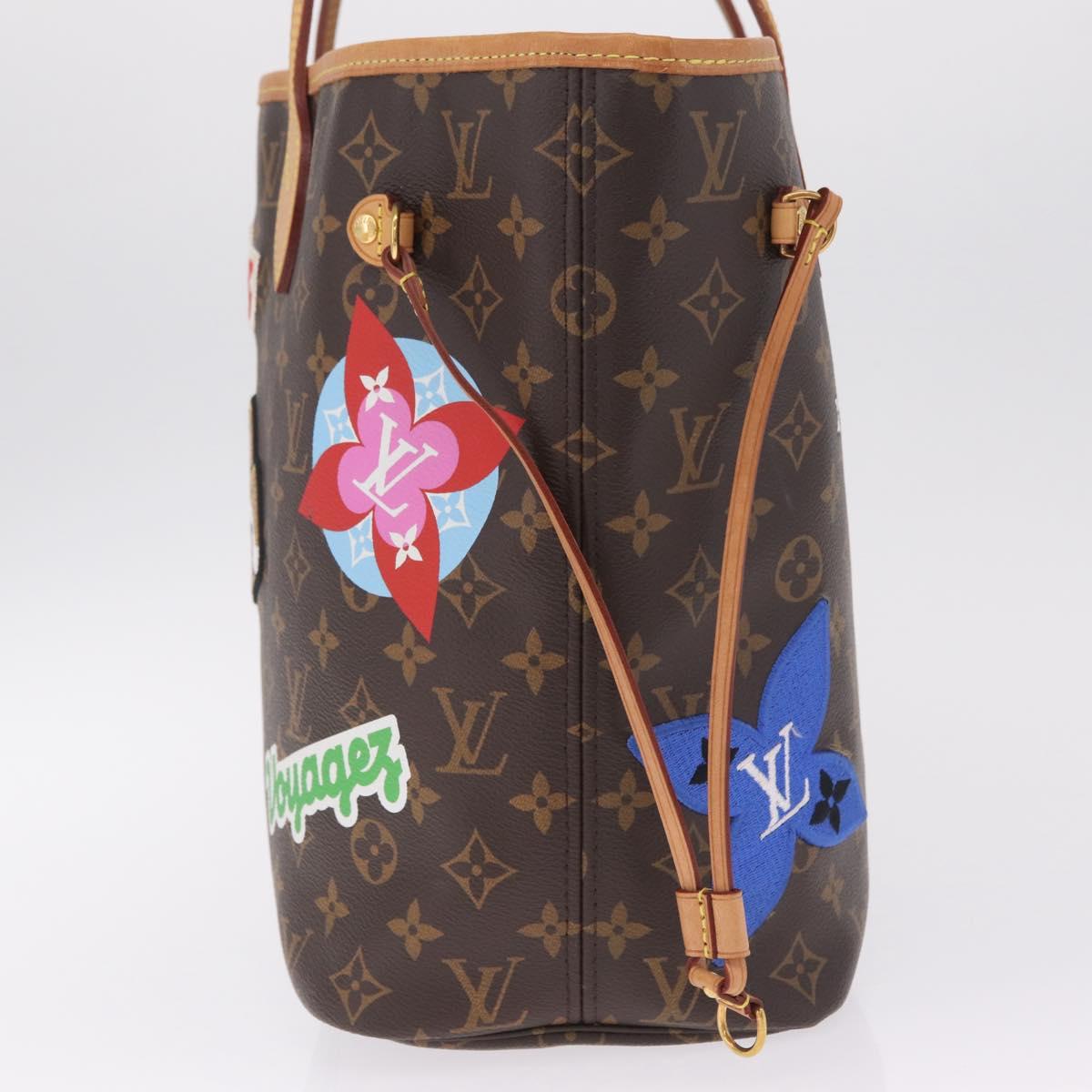 Louis Vuitton Monogram Patch Neverfull MM Tote Bag M43988 LV