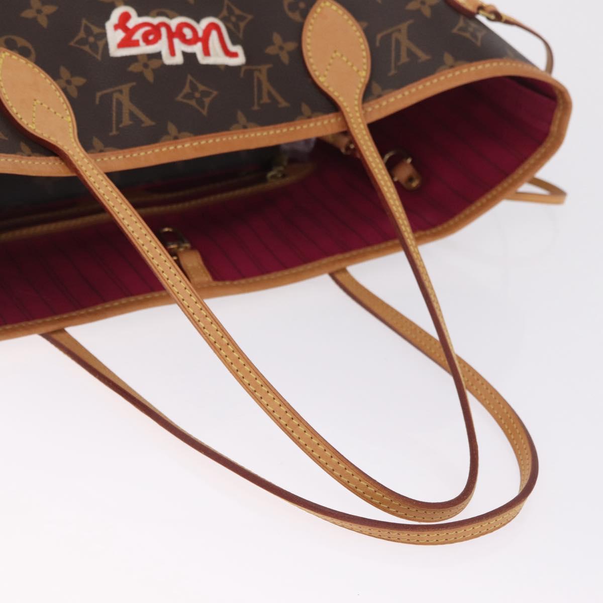 Louis Vuitton Monogram Patch Neverfull MM Tote Bag M43988 LV