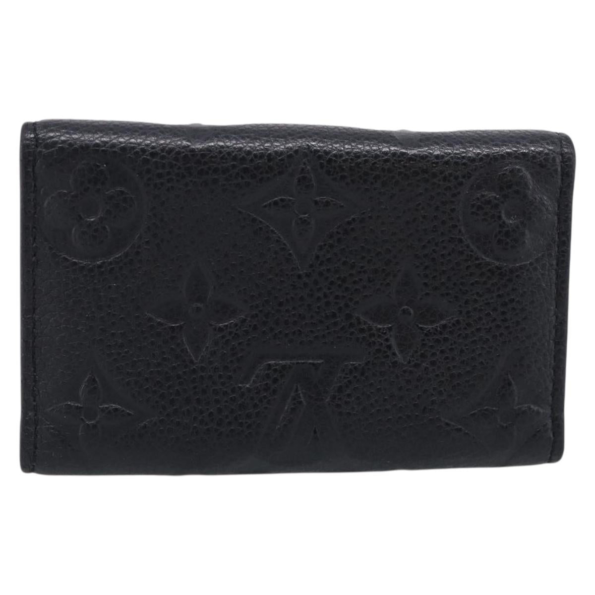 Louis Vuitton Monogram Empreinte Multicles6 Key Case Black M64421