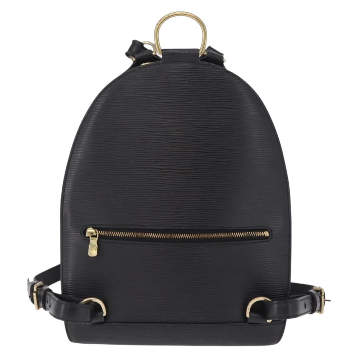 Louis Vuitton Epi Mabillon Backpack Black M52232 LV