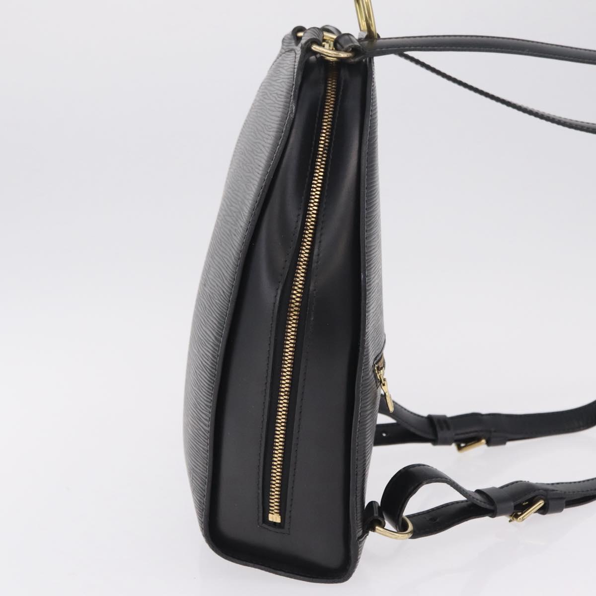 Louis Vuitton Epi Mabillon Backpack Black M52232 LV