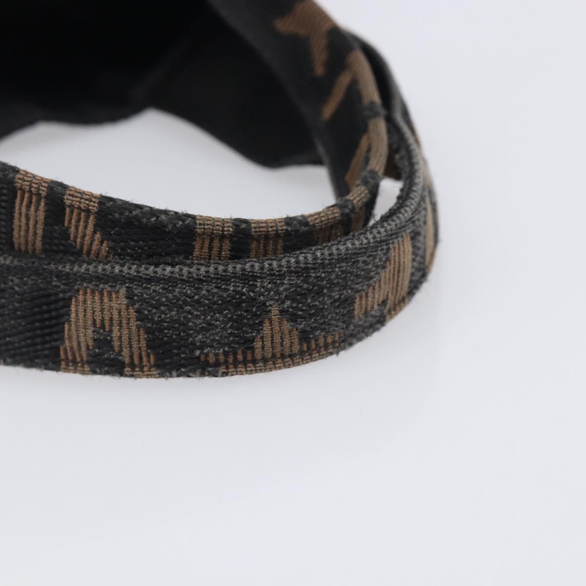 FENDI Hand Bag Canvas Black