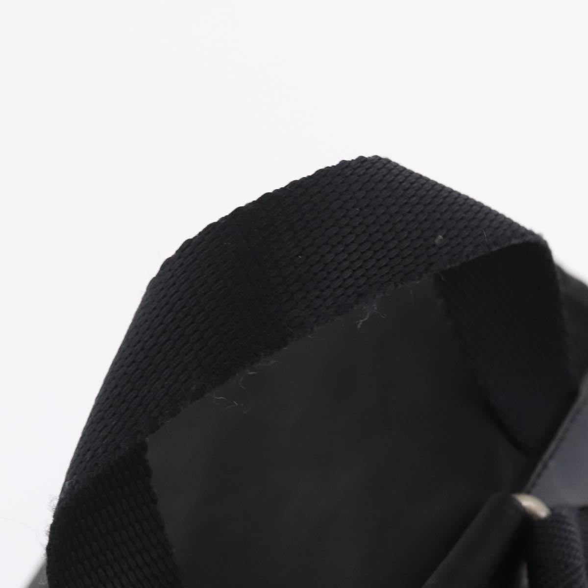 PRADA Backpack Nylon Black Silver
