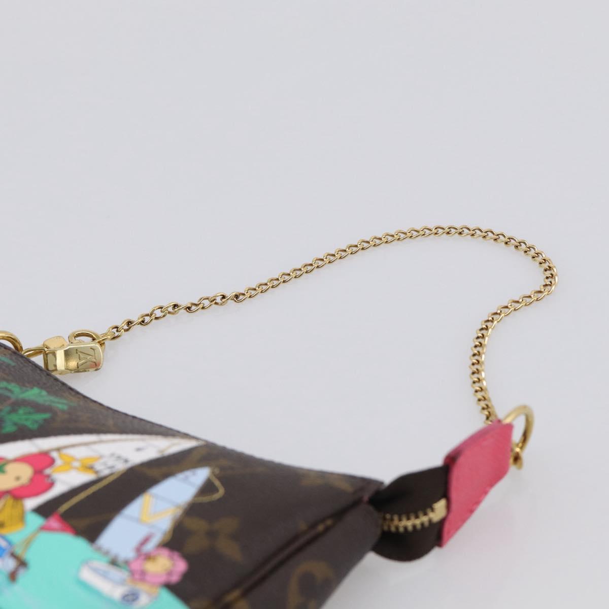 Louis Vuitton Monogram Vivienne Mini Pochette Accessoires M82841 LV