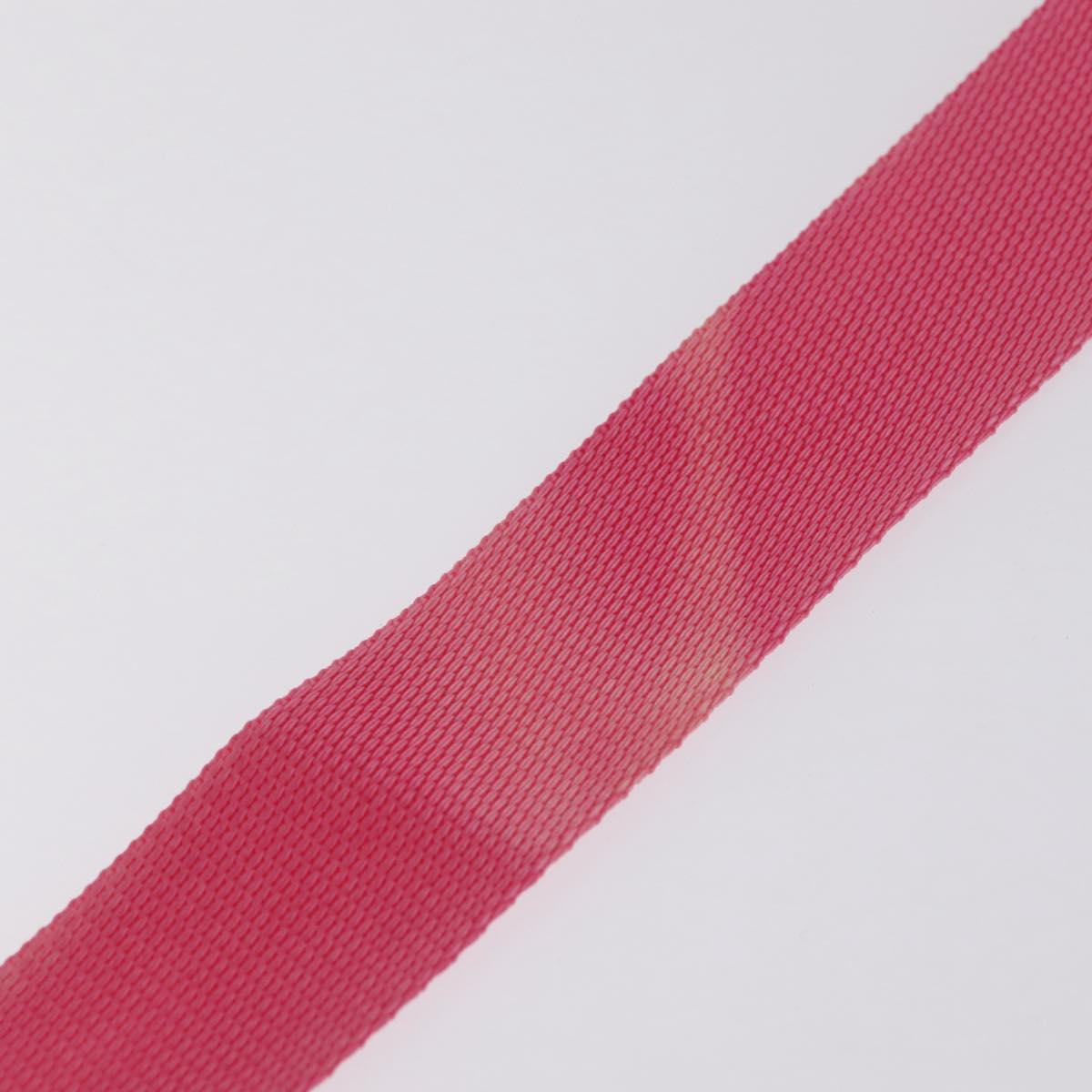 PRADA Shoulder Bag Nylon Pink Silver