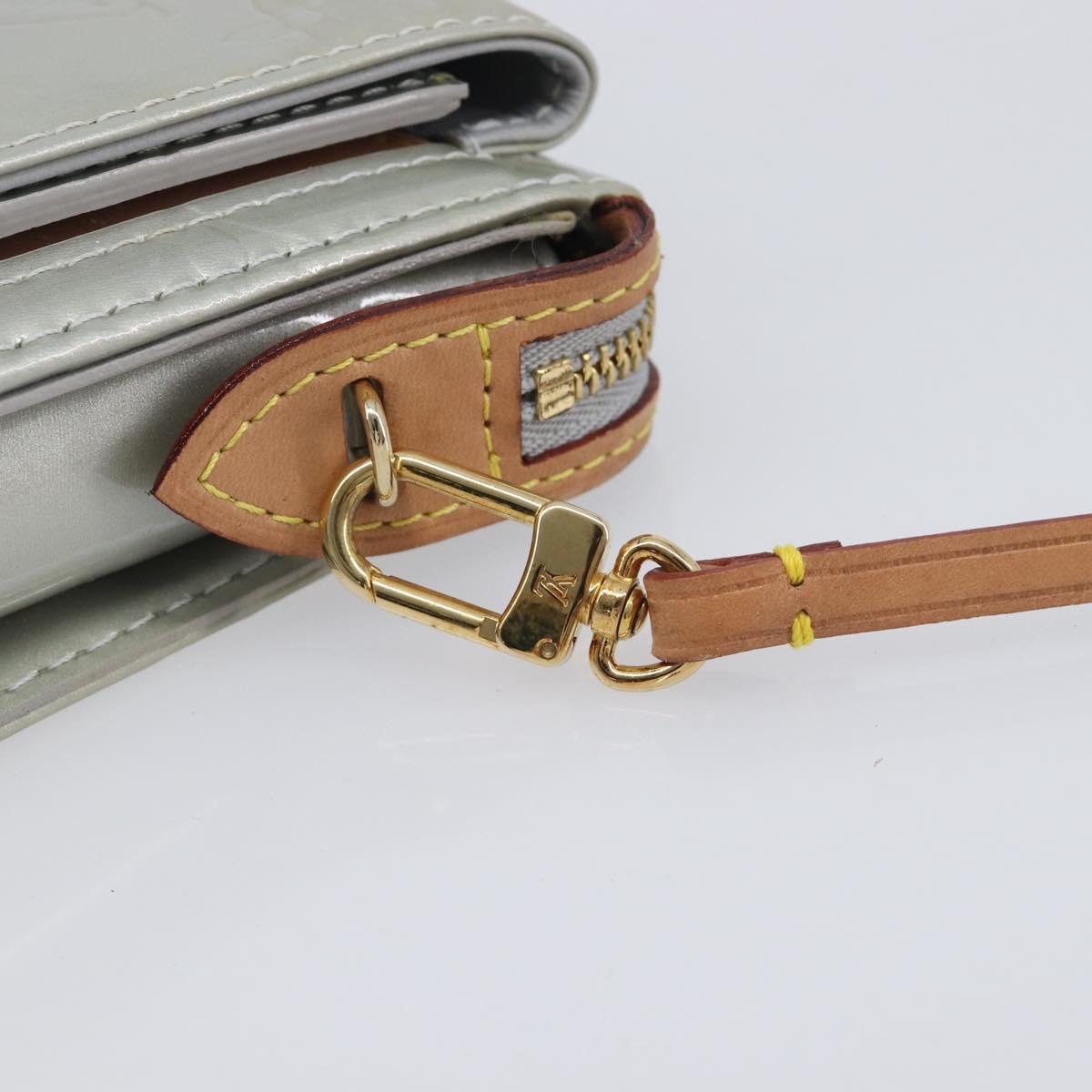 Louis Vuitton Monogram Vernis Motto Accessory Pouch Gris M91030 LV