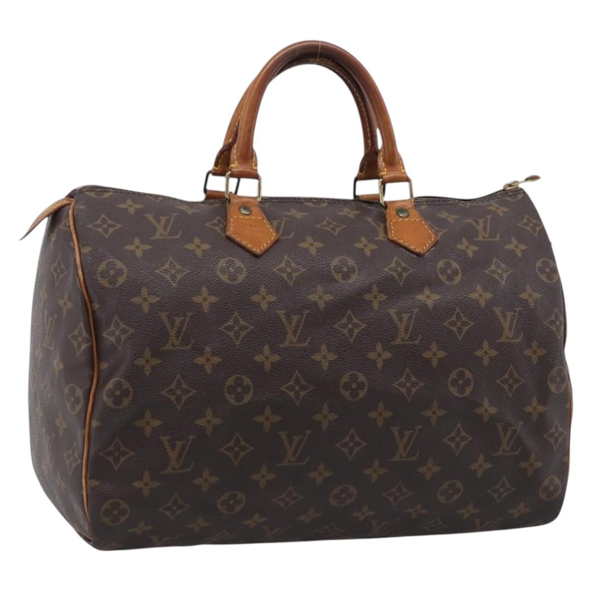 Louis Vuitton Monogram Speedy 35 Hand Bag M41524 LV