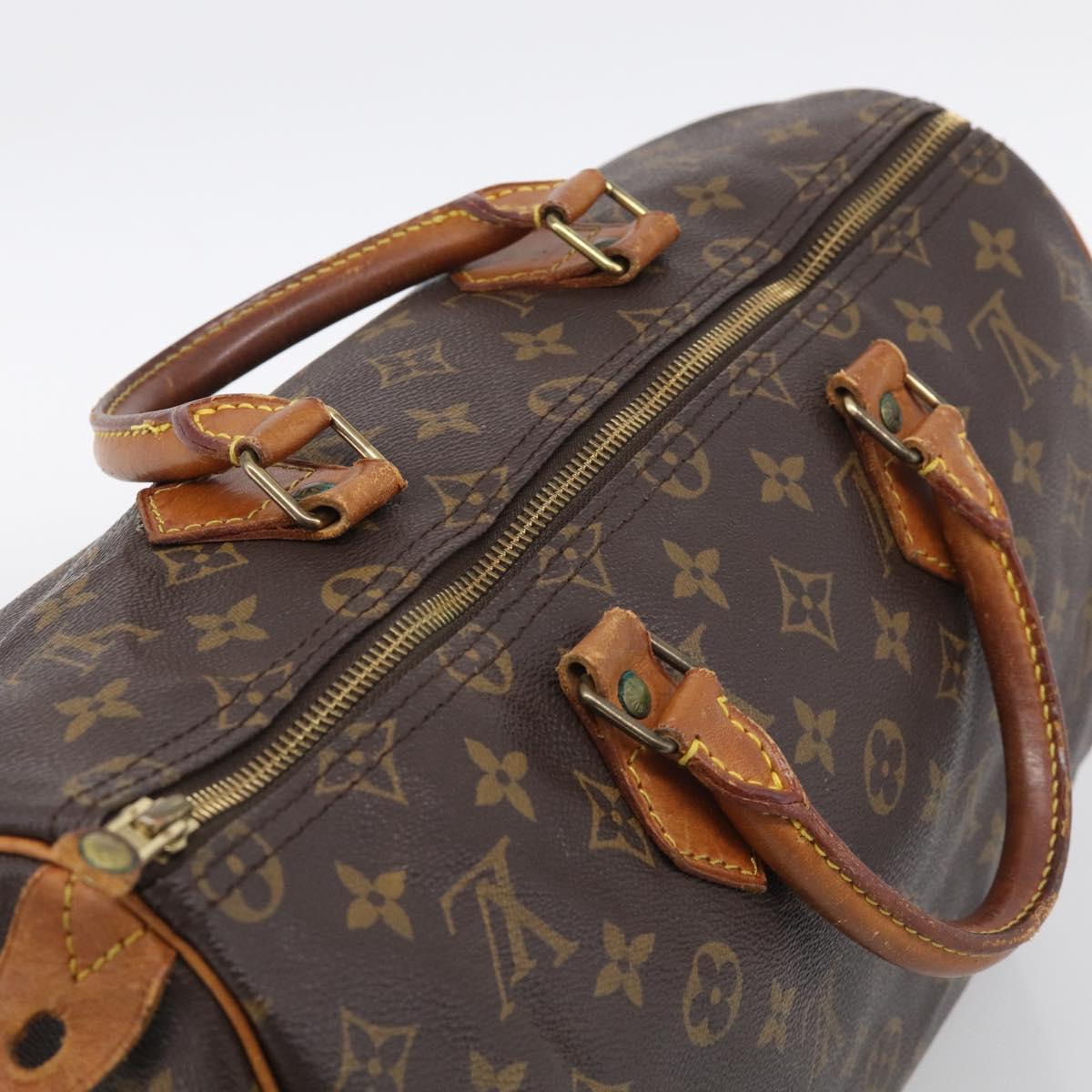 Louis Vuitton Monogram Speedy 35 Hand Bag M41524 LV