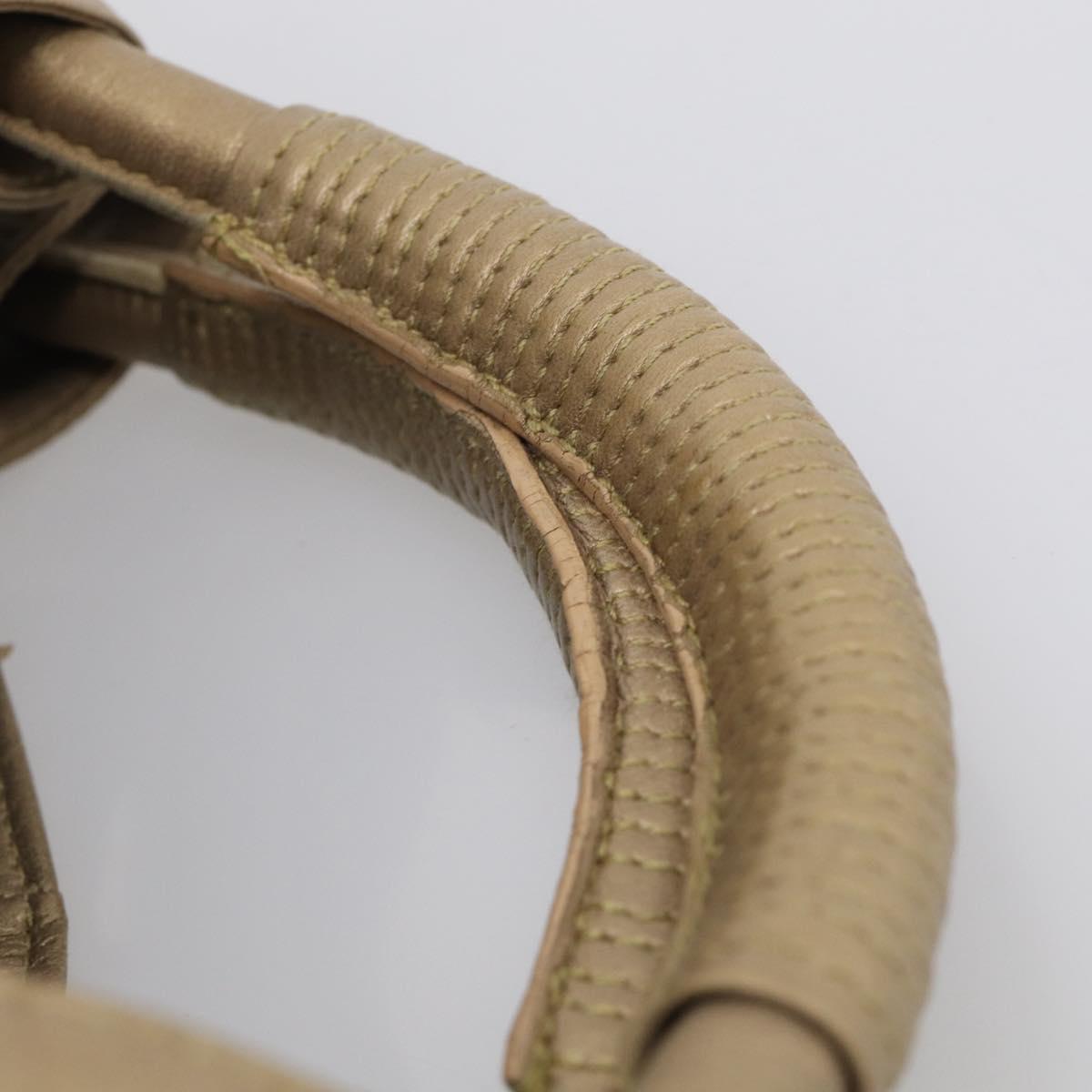 LOEWE Nappa Aire Hand Bag Leather Gold