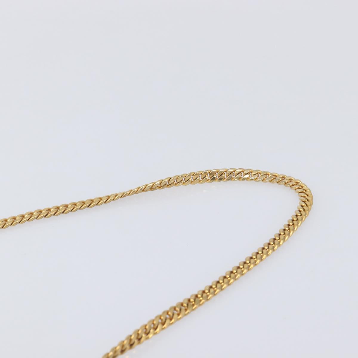 CELINE Chain Shoulder Bag Leather Black Gold