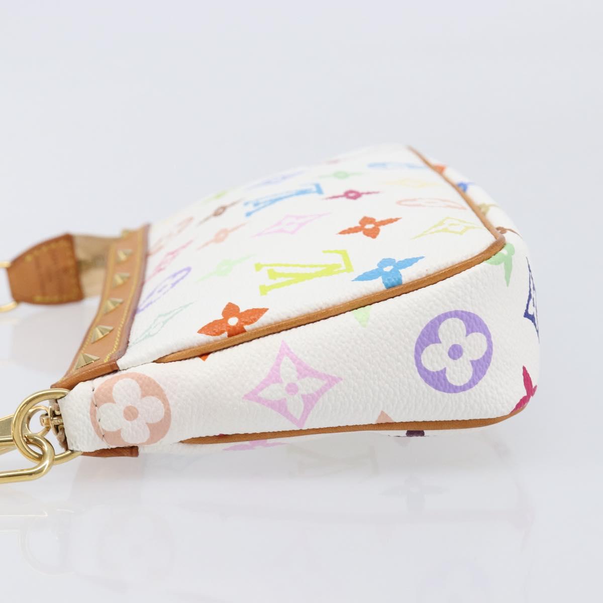 Louis Vuitton Monogram Multicolor Pochette Accessoires White M92649