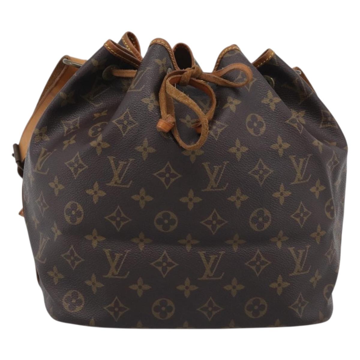 Louis Vuitton Monogram Petit Noe Shoulder Bag M42226 LV