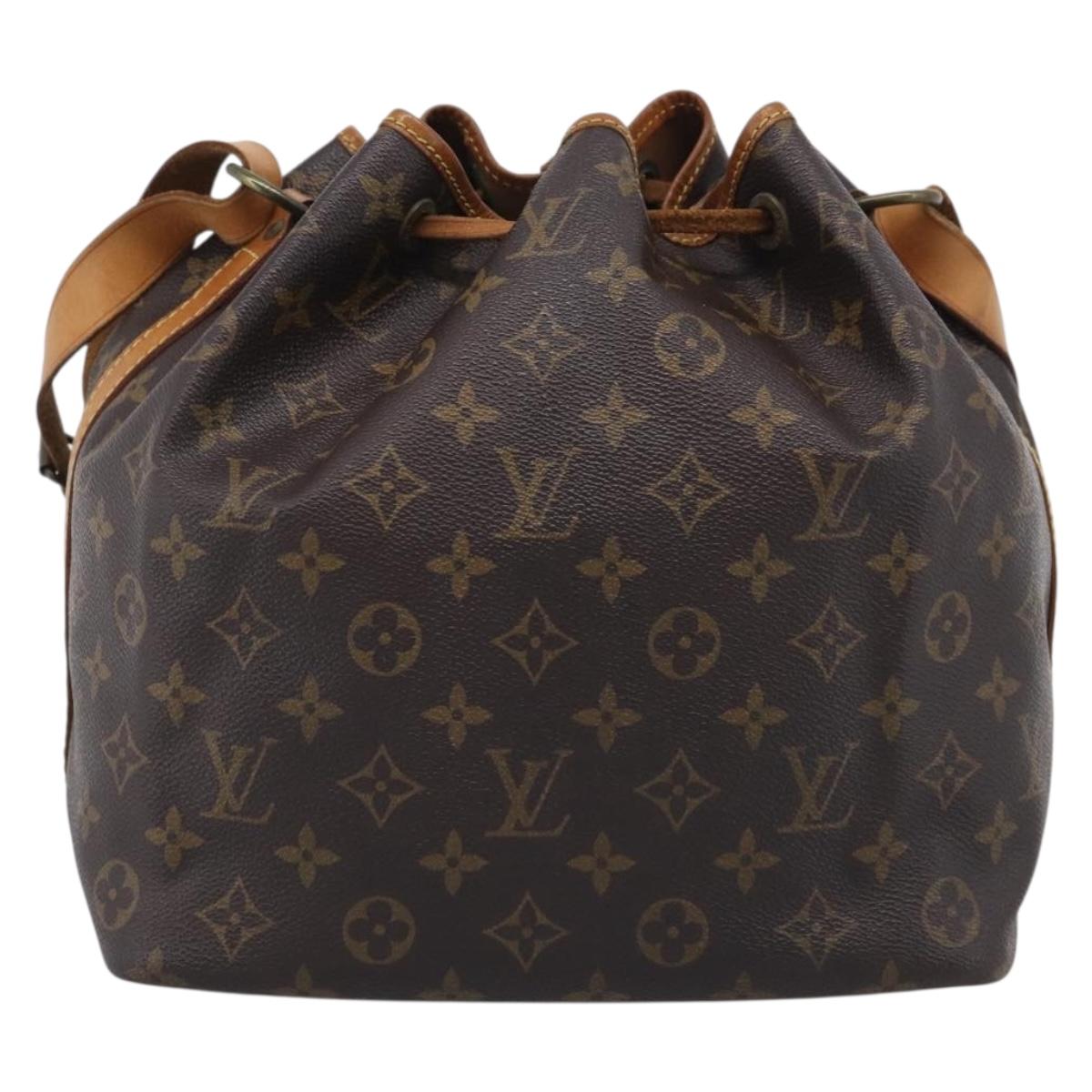 Louis Vuitton Monogram Petit Noe Shoulder Bag M42226 LV