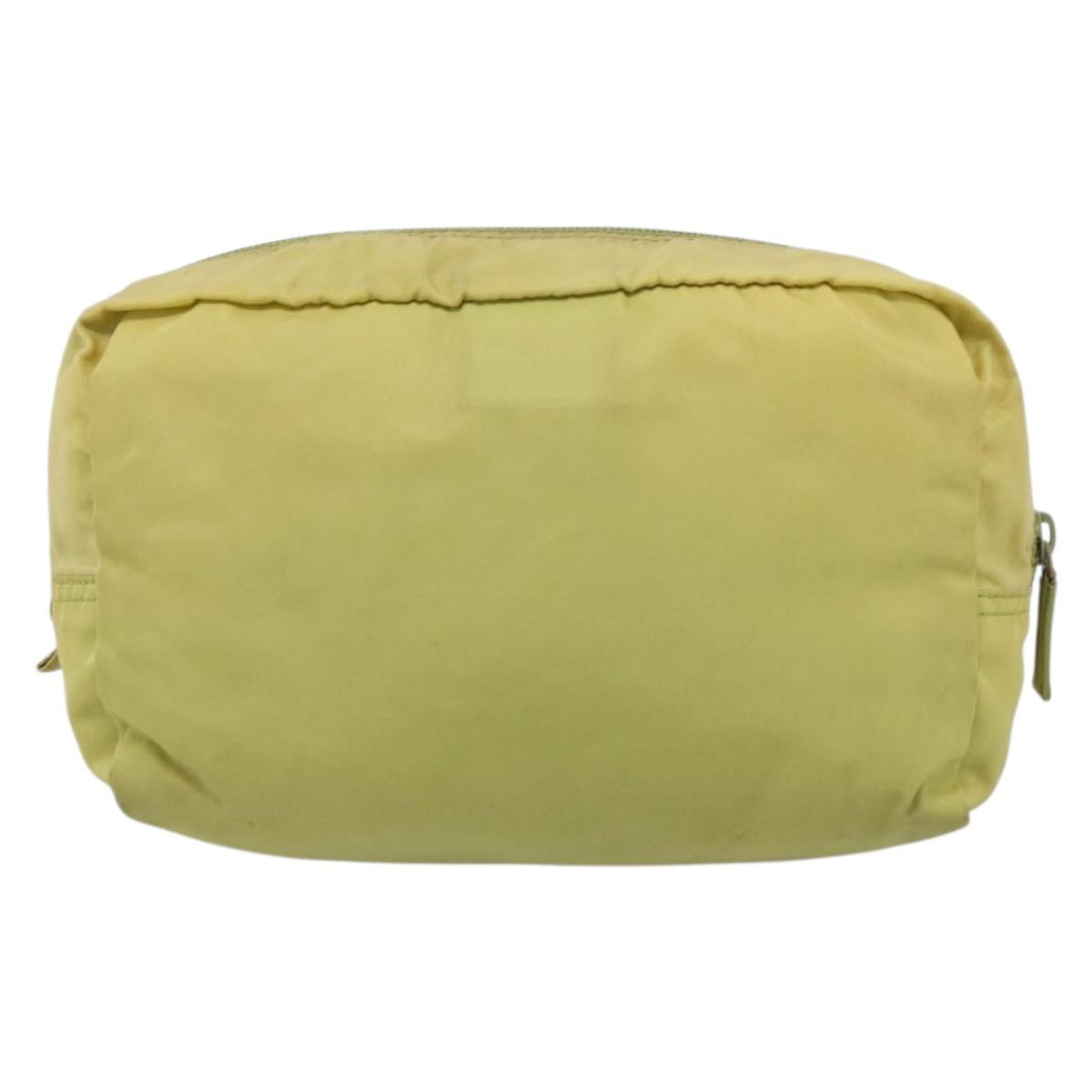 PRADA Pouch Nylon 2 Set Brown Green