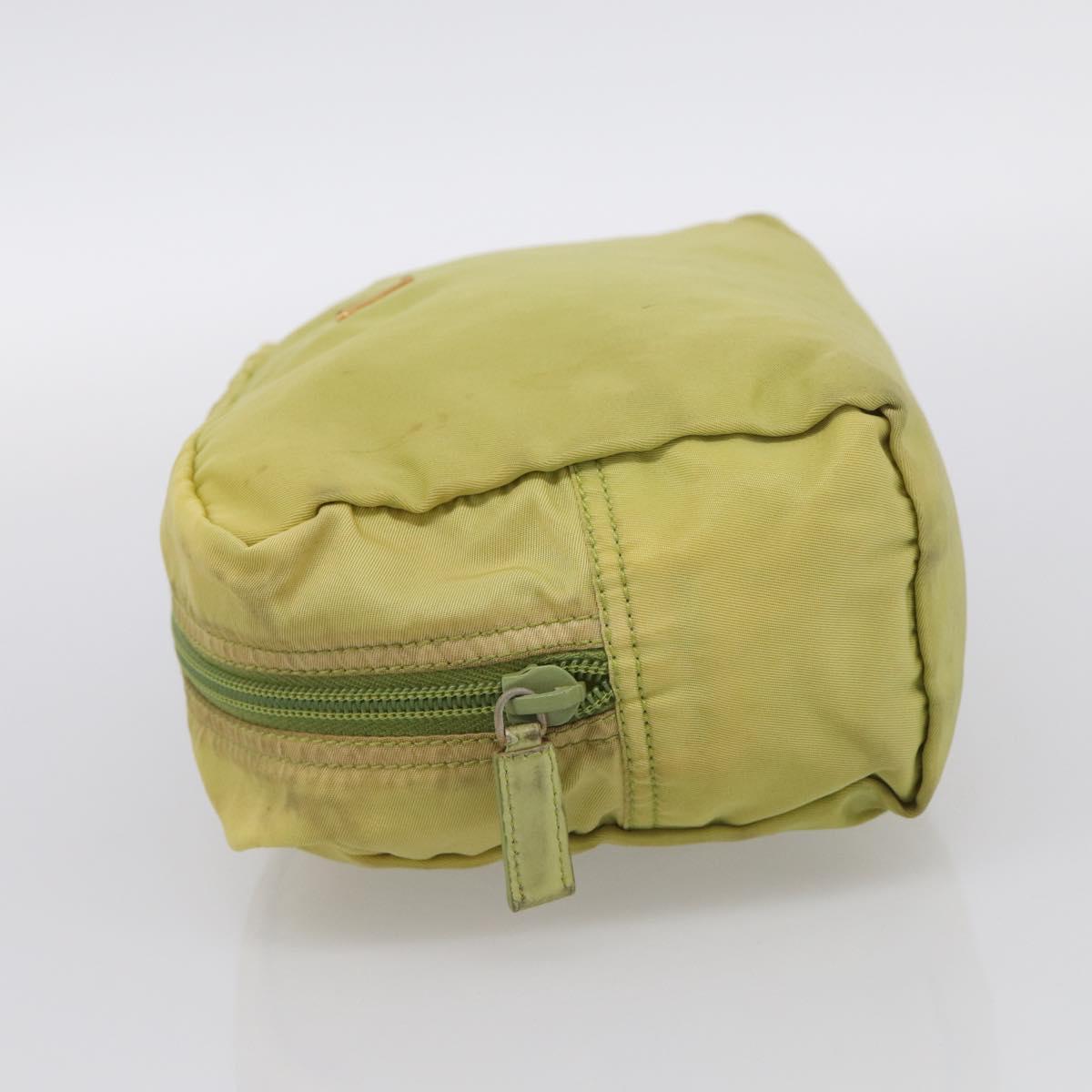 PRADA Pouch Nylon 2 Set Brown Green