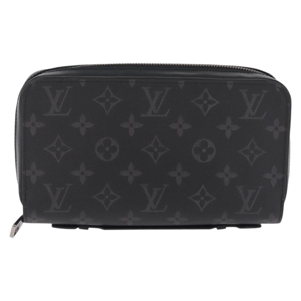 Louis Vuitton Monogram Eclipse Zippy XL Travel Case M61698 LV