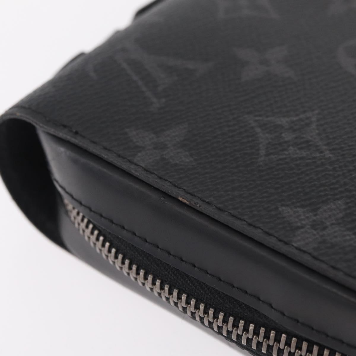 Louis Vuitton Monogram Eclipse Zippy XL Travel Case M61698 LV