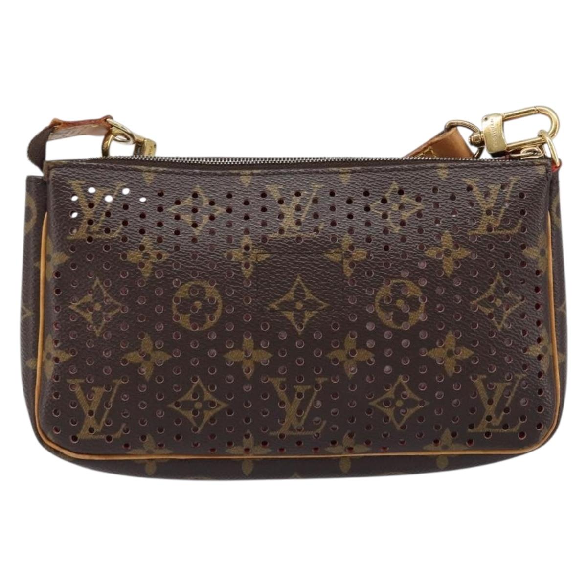 Louis Vuitton Monogram Perfo Pochette Accessoires Orange M95185 LV
