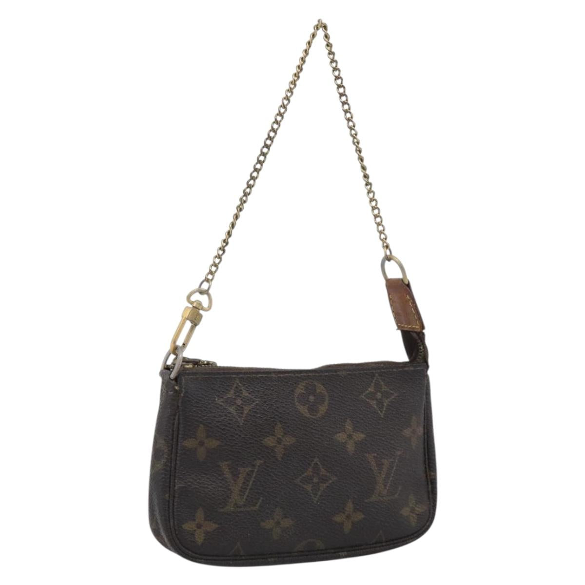 Louis Vuitton Monogram Mini Pochette Accessoires Pouch M58009 LV