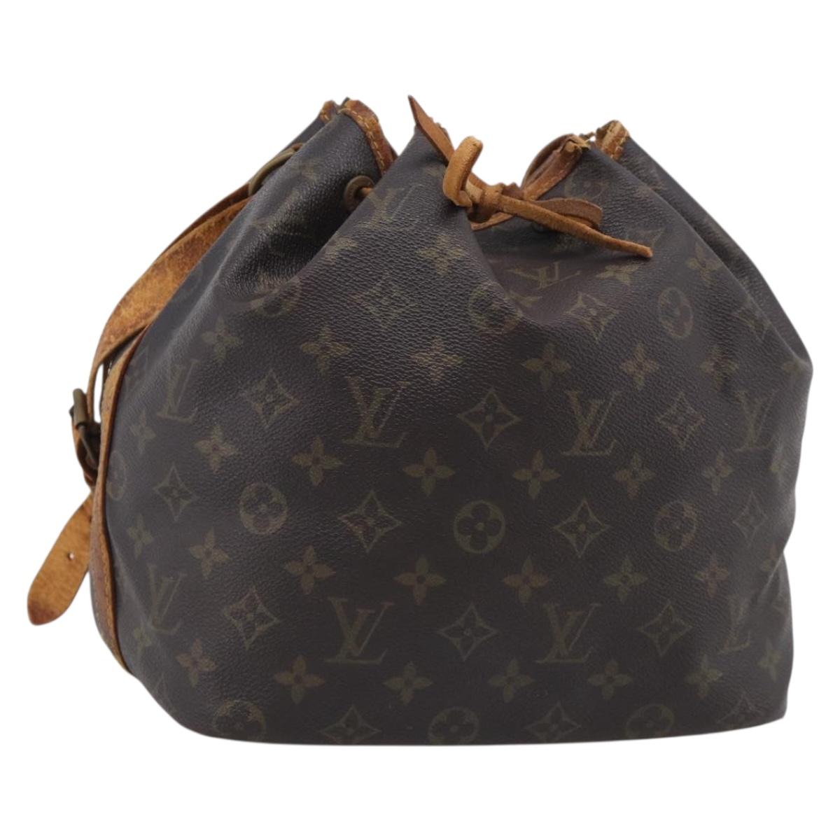 Louis Vuitton Monogram Petit Noe Shoulder Bag M42226 LV