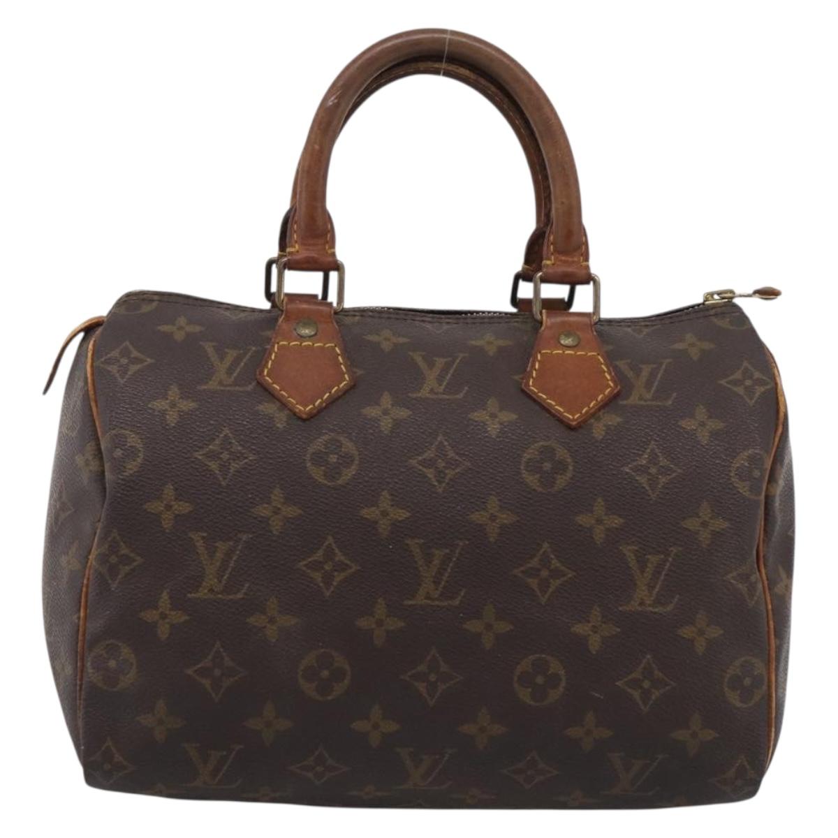 Louis Vuitton Monogram Speedy 25 Hand Bag M41528 LV
