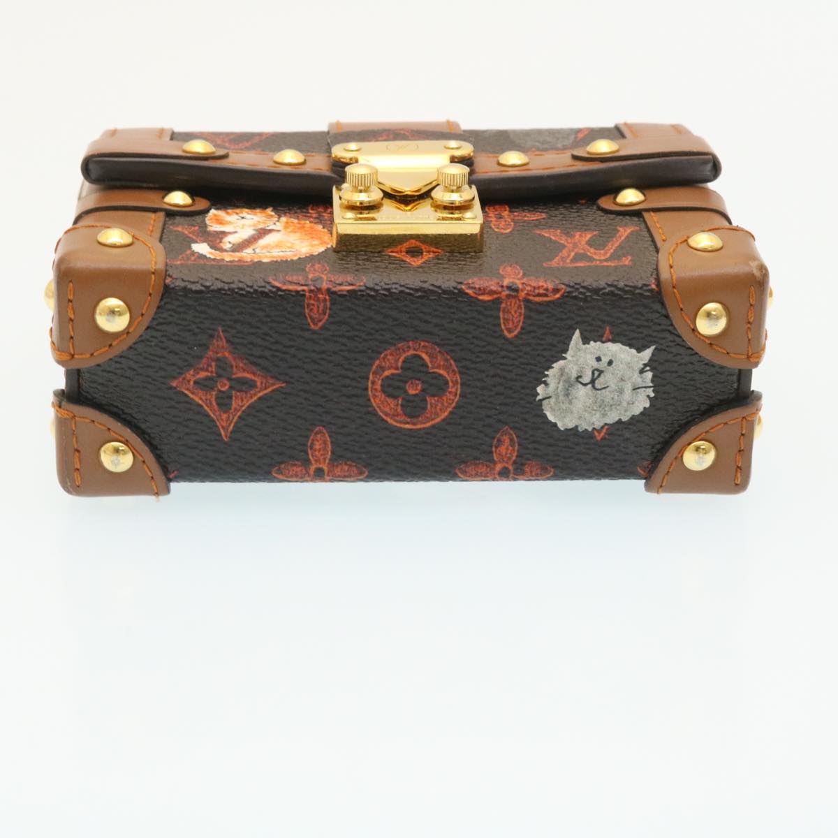 Louis Vuitton Monogram Catgram Essential Trunk Pouch M63892 LV