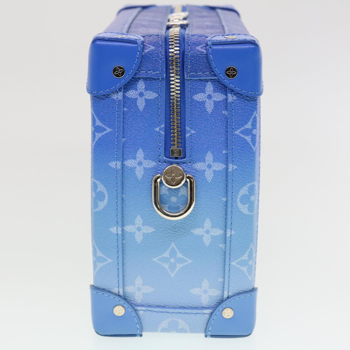 Louis Vuitton Monogram Clouds Soft Trunk Shoulder Bag Blue M45430 LV