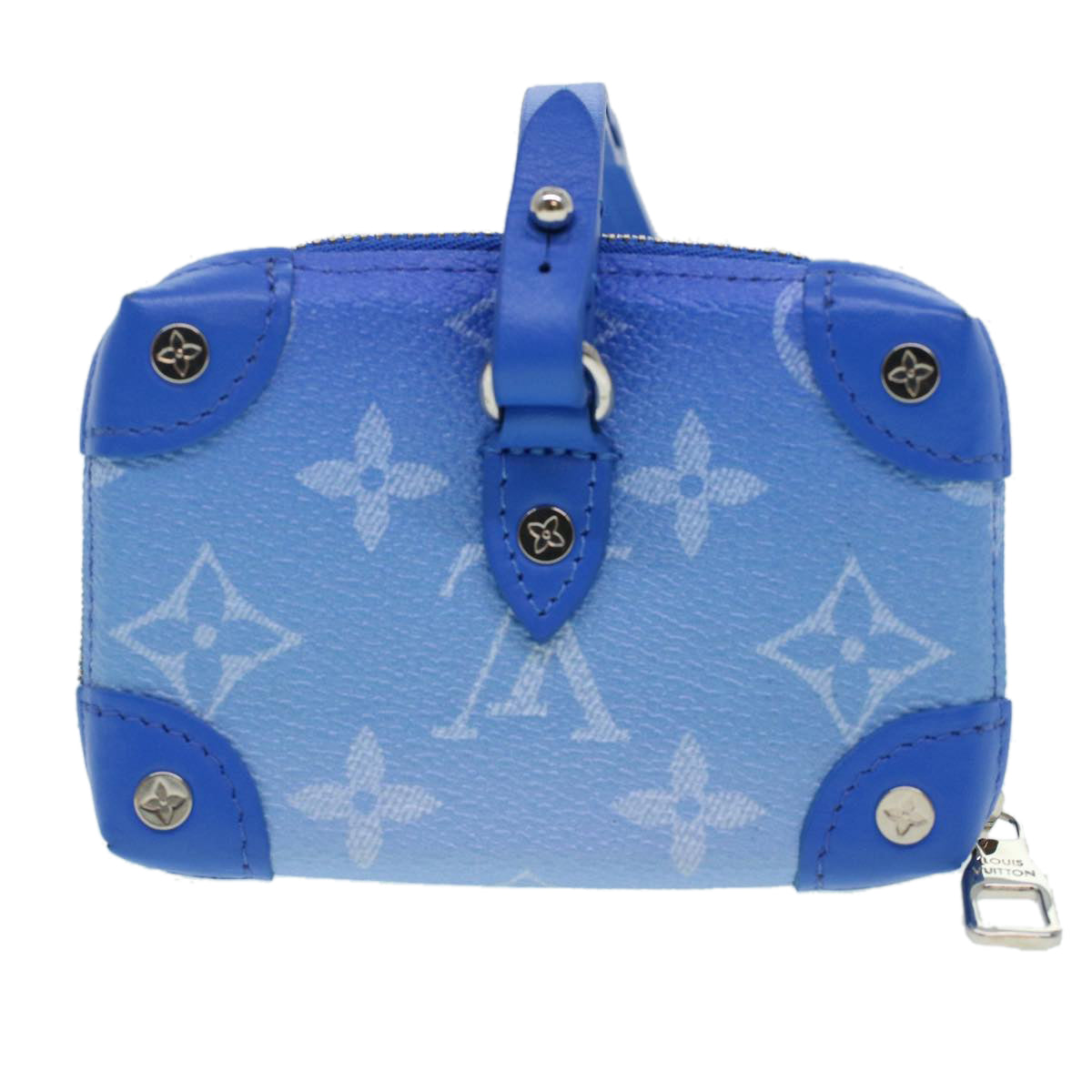 Louis Vuitton Monogram Clouds Soft Trunk Pouch Blue M45440