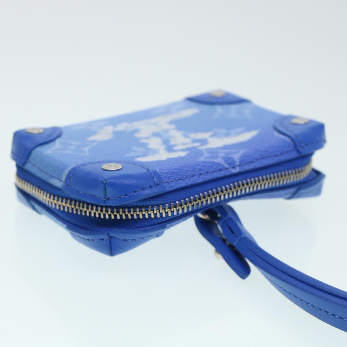 Louis Vuitton Monogram Clouds Soft Trunk Pouch Blue M45440