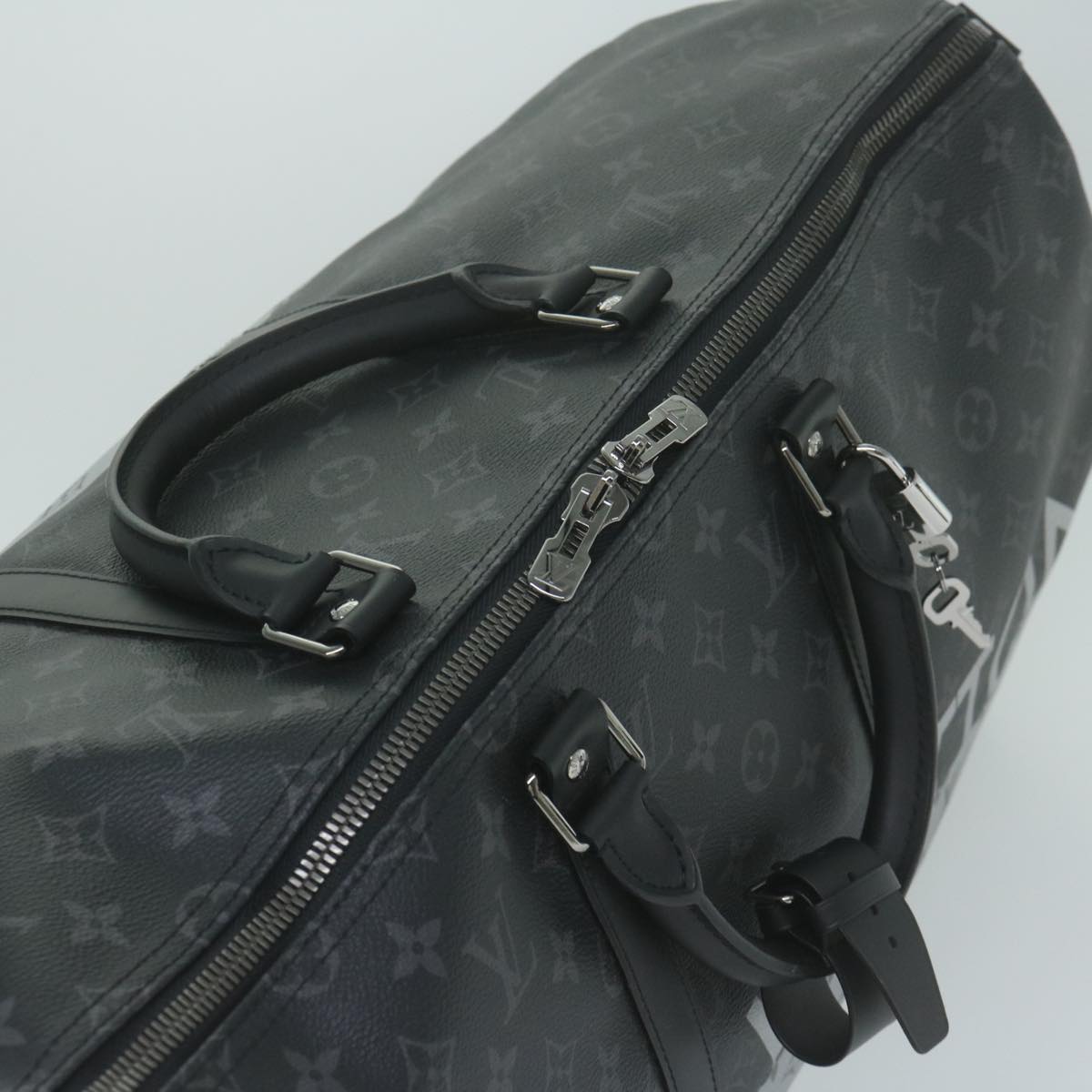 Louis Vuitton Eclipse Split Keepall Bandouliere 50 Boston Bag M43817