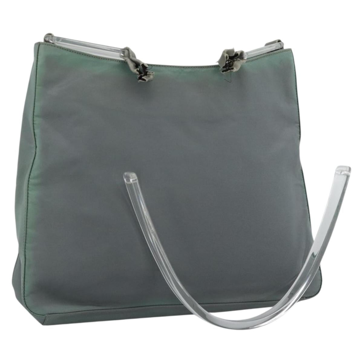 PRADA Shoulder Bag Nylon Khaki