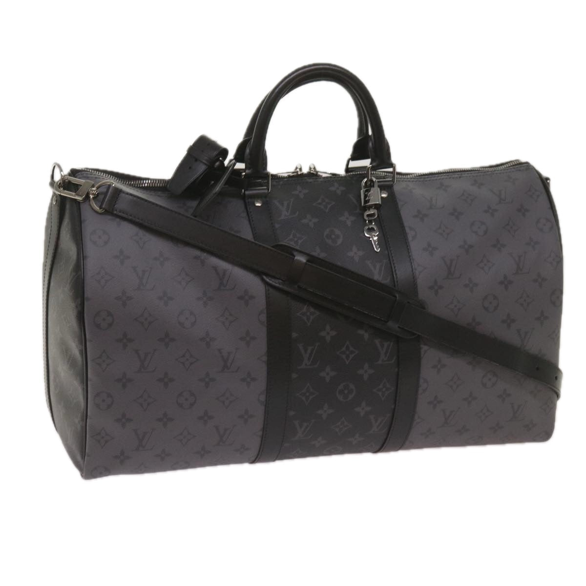 Louis Vuitton Eclipse Reverse Keepall Bandouliere 50 Bag M45392 LV