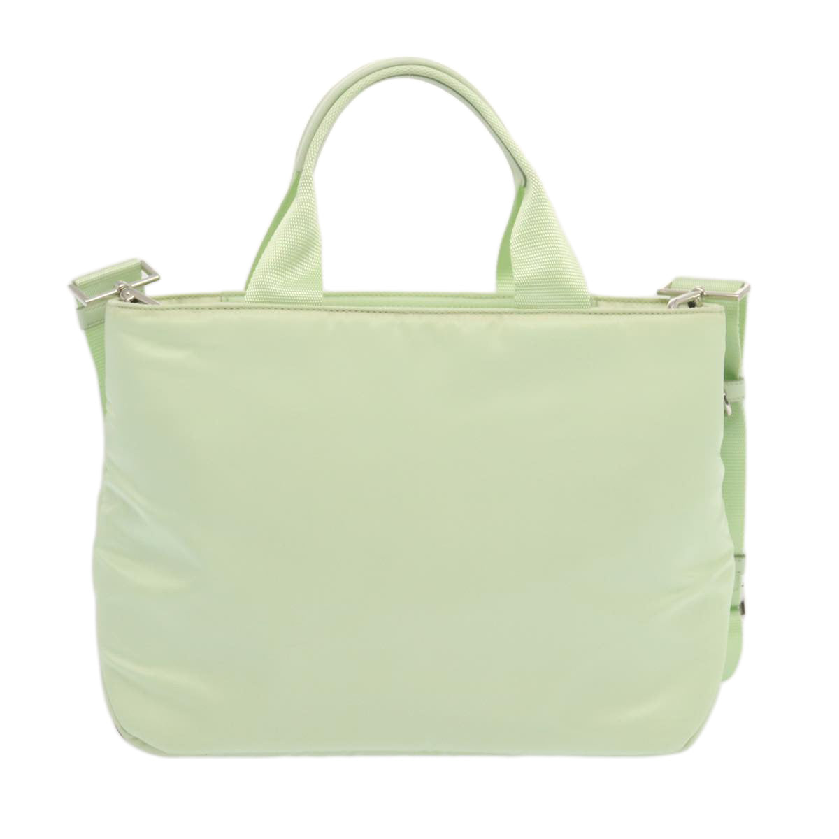 PRADA Hand Bag Nylon 2way Light Green