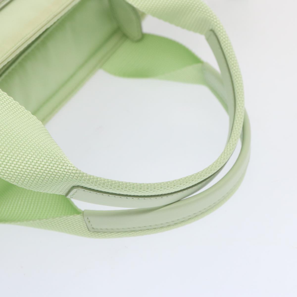 PRADA Hand Bag Nylon 2way Light Green