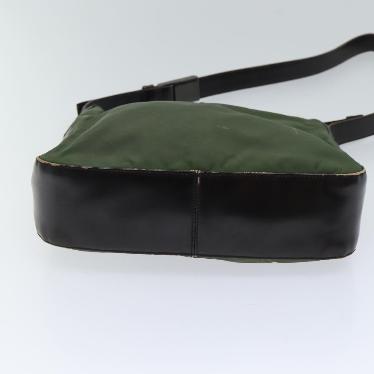 PRADA Shoulder Bag Nylon Khaki