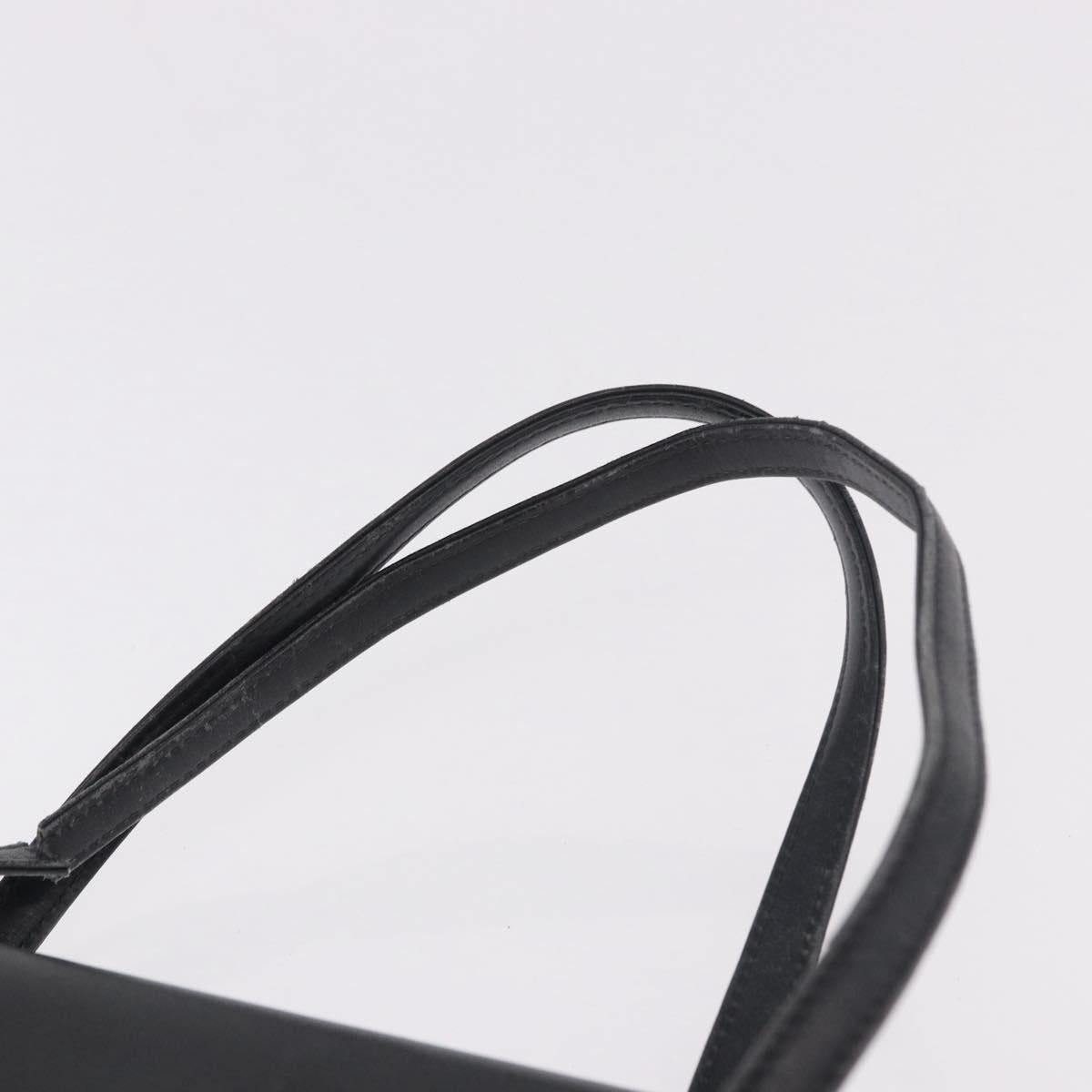 GUCCI Hand Bag Leather Black